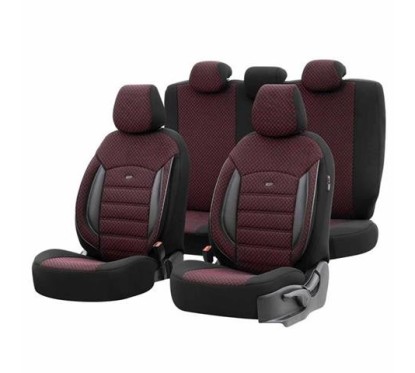 Set Completo di Coprisedili Auto Otom Sport Plus 103 Bordeaux Nz OT78482 - 69-OT78482 - 69-OT78482
