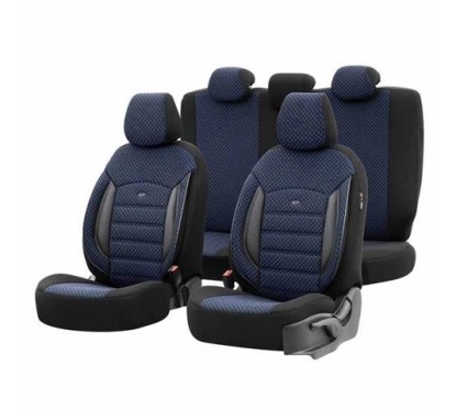 Set Completo di Coprisedili Auto Otom Sport Plus 104 Blu Nz OT78483 - 69-OT78483 - 69-OT78483