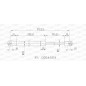 Molla A Gas destro/Sinistro Portellone posteriore (370N L.472MM) per Opel Corsa C OP0309055