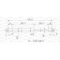 Molla A Gas destro/Sinistro Portellone posteriore (520N L.543MM) per Land Rover Freelander e Opel Meriva OP3509055