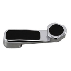 Maniglia Alzavetro in Zama Cromata (Con Inserti Neri) per Alfa Romeo Alfetta Gt/Gtv e Giulietta AL5018 - 31-AL5018 -