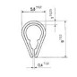Gocciolatoio Alluminio (Plastica) (Conf. 25MT) per Fiat 500 AL580