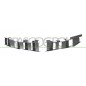 Kit Assorbitore Paraurti anteriore (Destro+Sinistro) per Peugeot 208 PG3261615