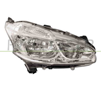 Proiettore destro Reg.elett (H7+H7) con motore dal 2012 per Peugeot 208 PG3264913