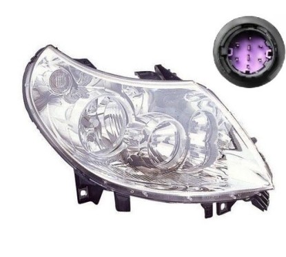 Proiettore Elett. destro (H15+H7) (D.light) 2011- per Citroen Jumper (9**), Fiat Ducato (250) e Peugeot Boxer 320866 -
