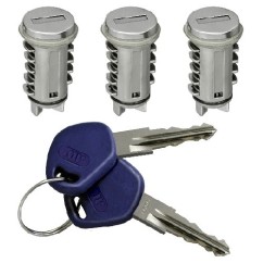Kit Blocchetti con Chiave Uguale Porte Anteriori/Portellone per Fiat Punto (176) AL801208 - 31-AL801208 - 31-AL801208