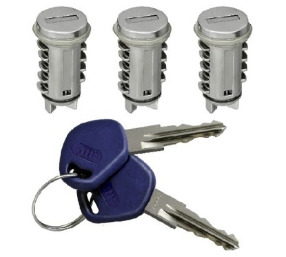 Kit Blocchetti con Chiave Uguale Porte Anteriori/Portellone per Fiat Punto (176) AL801208 - 31-AL801208 - 31-AL801208