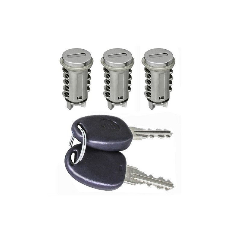 Kit Cilindretti C/Chiave Maniglia anteriore destro o sinistro + Baule per Fiat Marea (185) e Multipla (186) AL801212