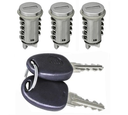 Kit Cilindretti C/Chiave Maniglia anteriore destro o sinistro + Baule per Fiat Marea (185) e Multipla (186) AL801212 -