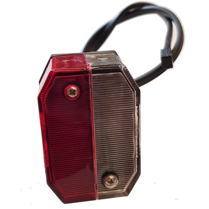 Fanale Ingombro Rosso/Bianco 309558