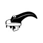 Maniglia Est. anteriore destro Cromata/Nera per Fiat 600, 850T e 900T AL80177