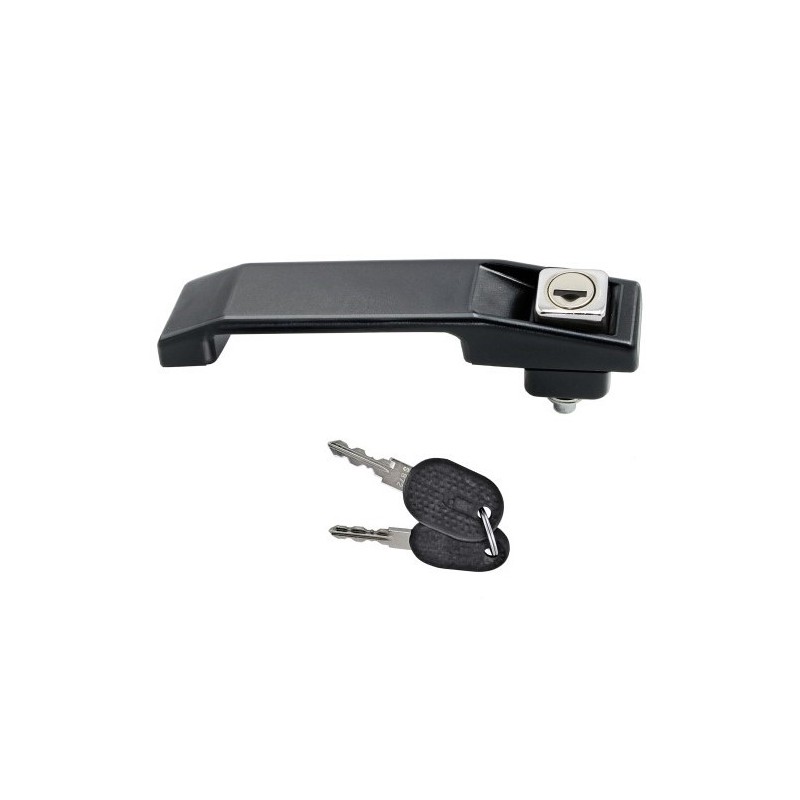 Maniglia Esterna anteriore sinistro Nera (Con Serratura e Chiave) per Fiat Ducato e Peugeot J5 Furgonato (280L) AL80267