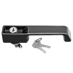 Maniglia Porta laterale posteriore destro Nera (Con Chiave) (Mod. -1987) per Iveco Daily AL80332 - 31-AL80332 - 31-AL80332