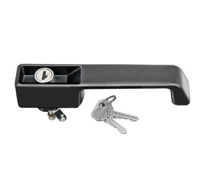 Maniglia Porta laterale posteriore destro Nera (Con Chiave) (Mod. -1987) per Iveco Daily AL80332 - 31-AL80332 - 31-AL80332