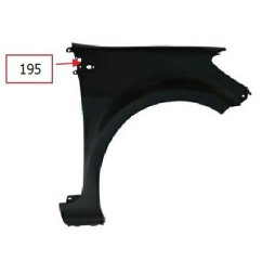 Parafango anteriore destro in Plastica-Con primer-Mod. Cerc per Renault Clio RN3253023