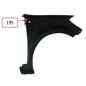 Parafango anteriore destro in Plastica-Con primer-Mod. Cerc per Renault Clio RN3253023