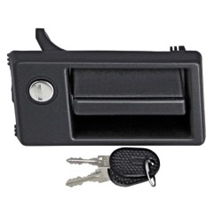 Maniglia Esterna anteriore destro Nera (Con Foro Serratura e Chiave) per Fiat Cinquecento (170) AL80355 - 31-AL80355 -