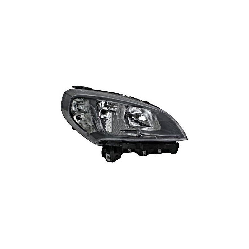 Proiettore destro Elett. con motore Cromato Fiat Doblo dal 2015 H7 +H7 WY21W W21W 321749