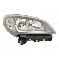 Proiettore destro Elett. con motore Cromato Fiat Doblo dal 2015 H7 +H7 WY21W W21W 321749 - 30-321749 - 30-321749
