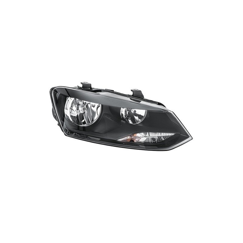 Proiettore destro Elett. con motore Nero H7 PY21W W5W per Volkswagen Polo 321772