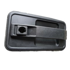 Maniglia Esterna anteriore destro / laterale Scorrevole destro / Portellone Nera (Con Mostrina) per Fiat Ducato AL80389 -