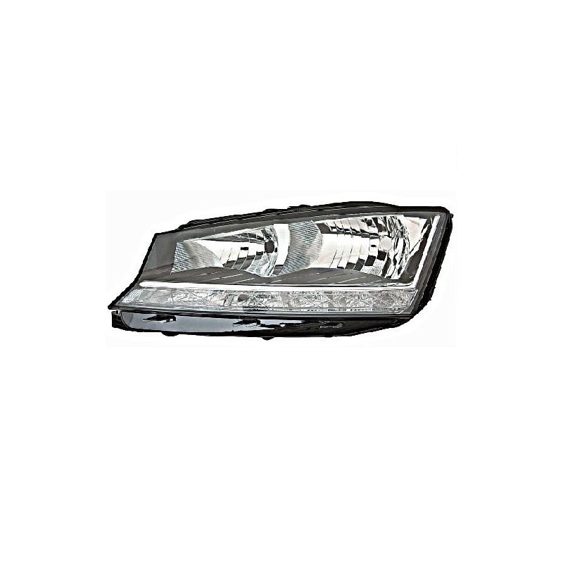 Proiettore sinistro (H7 Led PWY24W) Elett. con motore Skoda Fabia dal 2018 322073