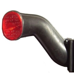 Fanale Ingombro laterale sinistro Rosso/Bianco 104311 - 70-104311 - 70-104311