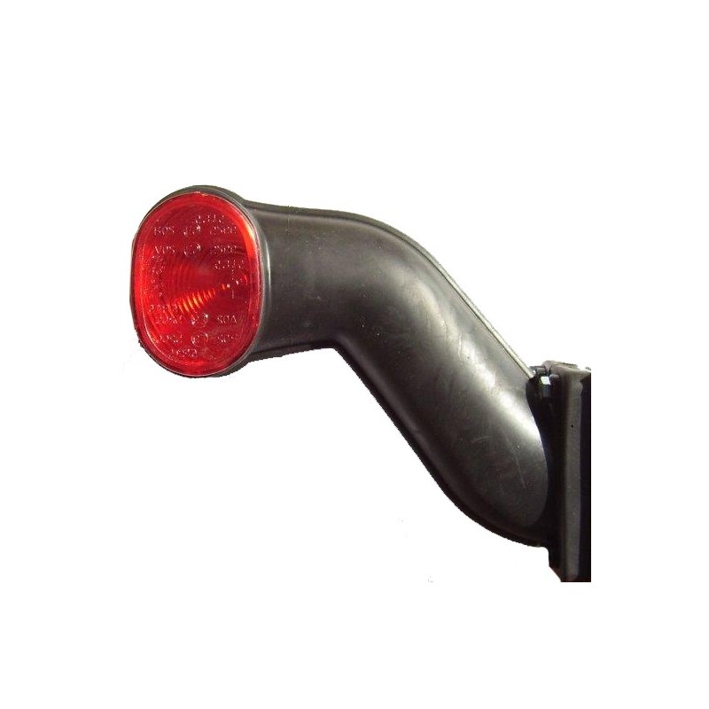 Fanale Ingombro laterale sinistro Rosso/Bianco 104311