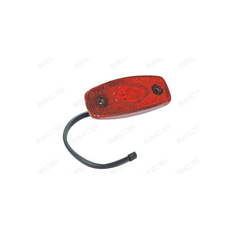 Sinistro+Destro,Fanale anteriore,Rosso, Led, 323702440