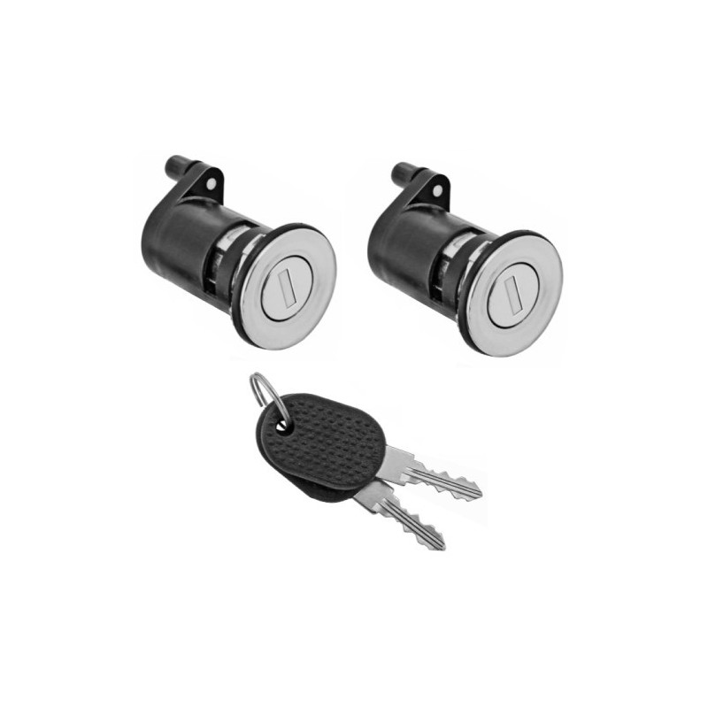 Coppia Cilindretti Porta anteriore sinistro-Destro (Con per Citroen Jumper (244), Fiat Ducato (244) e Peugeot Boxer AL80464B