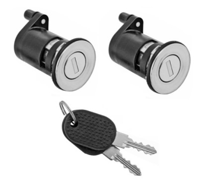 Coppia Cilindretti Porta anteriore sinistro-Destro (Con per Citroen Jumper (244), Fiat Ducato (244) e Peugeot Boxer AL80464B