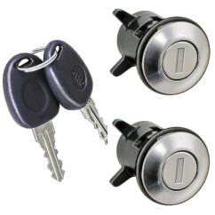 Coppia Boccole Chiusura Porta anteriore destro+Sinistro (Con Chiavi Uguali) per Fiat Multipla (186) AL80492B - 31-AL80492B -