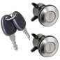 Coppia Boccole Chiusura Porta anteriore destro+Sinistro (Con Chiavi Uguali) per Fiat Multipla (186) AL80492B