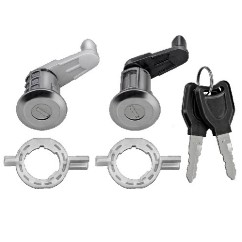 Coppia Boccole Porte Anteriori destro+Sinistro (Con Chiavi Uguali) per Renault Megane e Scenic AL80540 - 31-AL80540 -