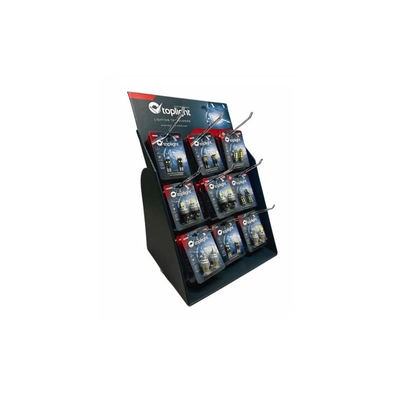 Espositore Gamma Simply Ausiliare Alta Performance (9XT10 + T15 + 3XP21W + 2XP21/5W + 5XT20 + 6XSILURO) 38025