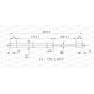 Molla A Gas Portellone posteriore destro/Sinistro per Mercedes Clk (W209) GSR6204.00