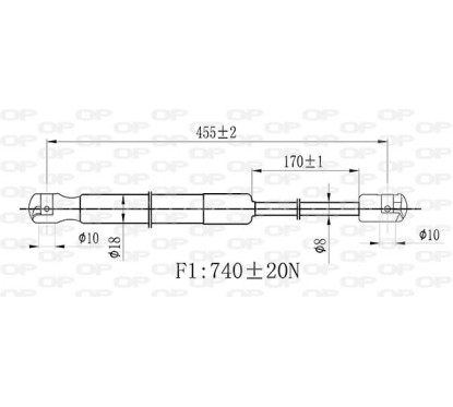 Molla A Gas Portellone posteriore destro/Sinistro per Renault Twingo GSR6476.00 - 80-GSR6476.00 - 80-GSR6476.00