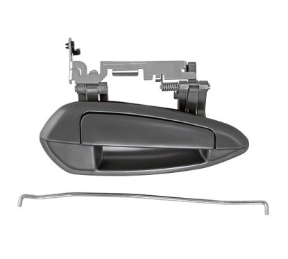 Maniglia Porta Esterna anteriore destro Nera (3 Porte) (Con Chiave) per Fiat Grande Punto (199), Punto (199) e Punto Evo
