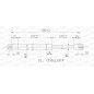 Molla A Gas destro/Sinistro Portellone posteriore (380N L.431MM) per Volkswagen Polo VG0169055