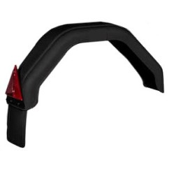 Parafango destro 220MM con Paraspruzzo e Catarifrangente Triangolare Rosso Lungh. 780 - Largh. 220 311900 - 70-311900 -