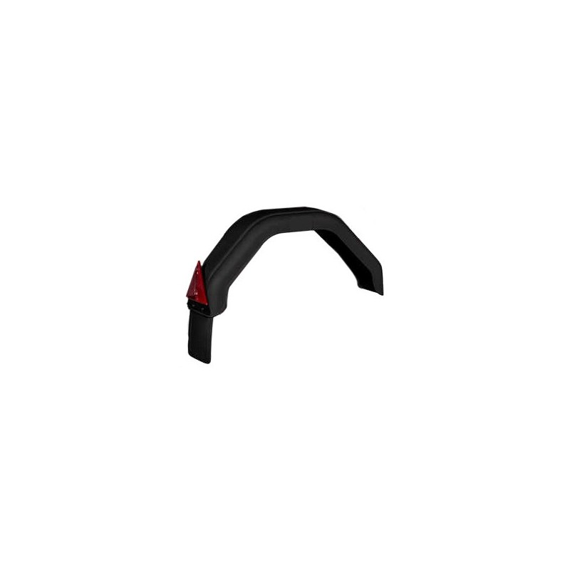 Parafango destro 220MM con Paraspruzzo e Catarifrangente Triangolare Rosso Lungh. 780 - Largh. 220 311900