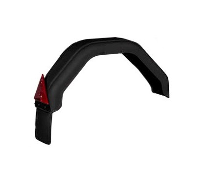 Parafango destro 220MM con Paraspruzzo e Catarifrangente Triangolare Rosso Lungh. 780 - Largh. 220 311900 - 70-311900 -