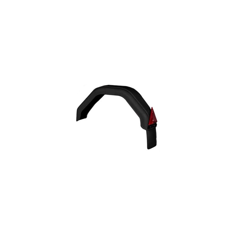 Parafango sinistro 220MM con Paraspruzzo e Catarifrangente Triangolare Rosso Lungh. 780 - Largh. 220 311901