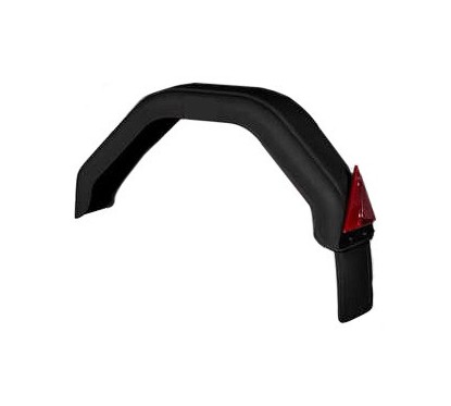 Parafango sinistro 220MM con Paraspruzzo e Catarifrangente Triangolare Rosso Lungh. 780 - Largh. 220 311901 - 70-311901 -