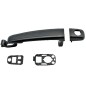 Maniglia Porta Esterna anteriore sinistro C/Pr (3/5 Porte) (Con Foro Nottolino) per Citroen C2, C3 e Peugeot 307 AL8081003