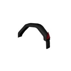 Parafango sinistro La 200MM Lu 660MM C/Paraspruzzo e Catarifrangente Triangolare Rosso 312132