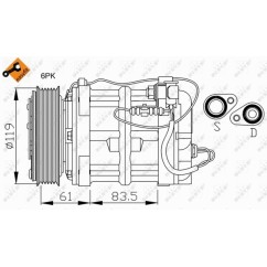 Compressore Volvo 32108 - 32-32108 - 32-32108