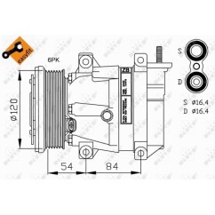 Compressore Chevrolet 32220 - 32-32220 - 32-32220