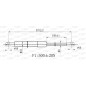 Molla A Gas destro/Sinistro Portellone per Volkswagen Golf (VII), Golf (VII) Gti-Gtd e Golf (VII.2) e altri modelli VG4009055