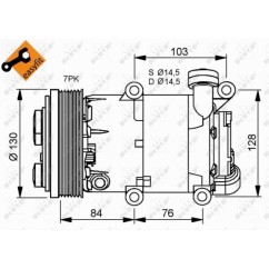 Compressore Ford 32410 - 32-32410 - 32-32410